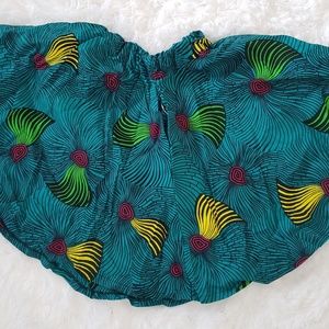 African print skirt